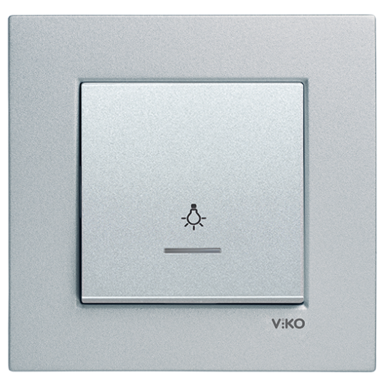 Viko Artline Novella Işıklı Light Anahtarı (Çerçeve Hariç)