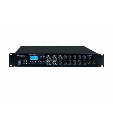 WM-250UT Mixing Amplifier 250WATT / 100 VOLT , 5 Zone
