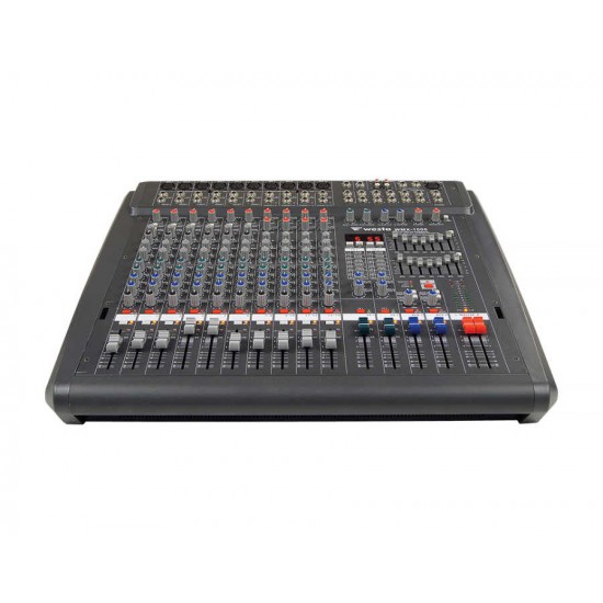 WMX-1000 Yatık Power Mixer 10 CH, 10 MG2X700 4 OHM-2X430W8